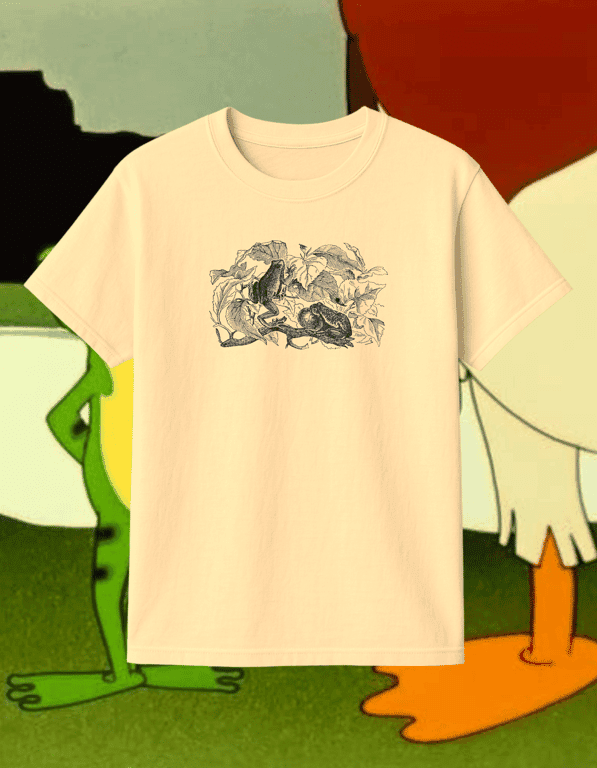 Frogs print t-shirt