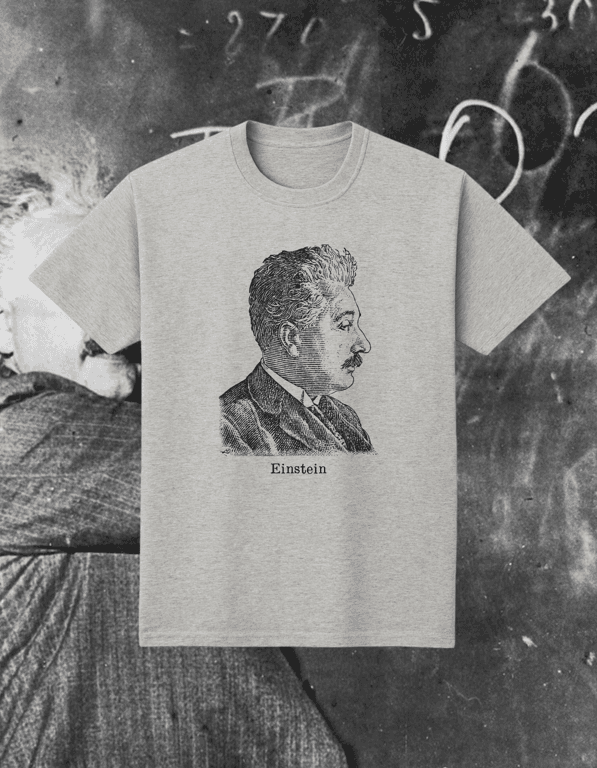 Einstein print t-shirt
