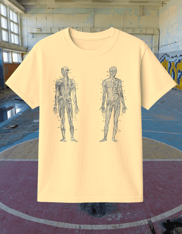 Muscles print t-shirt