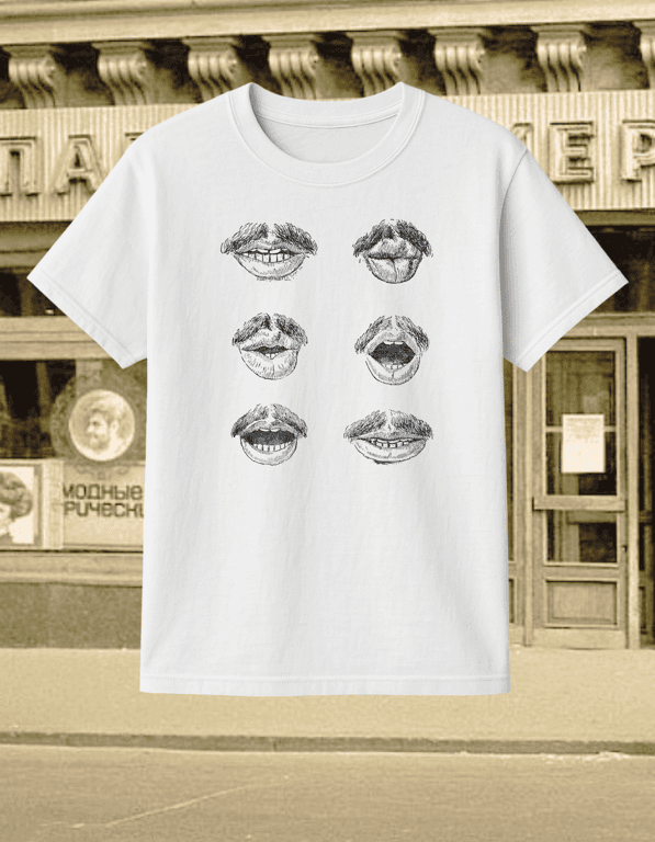 Glasniye print t-shirt