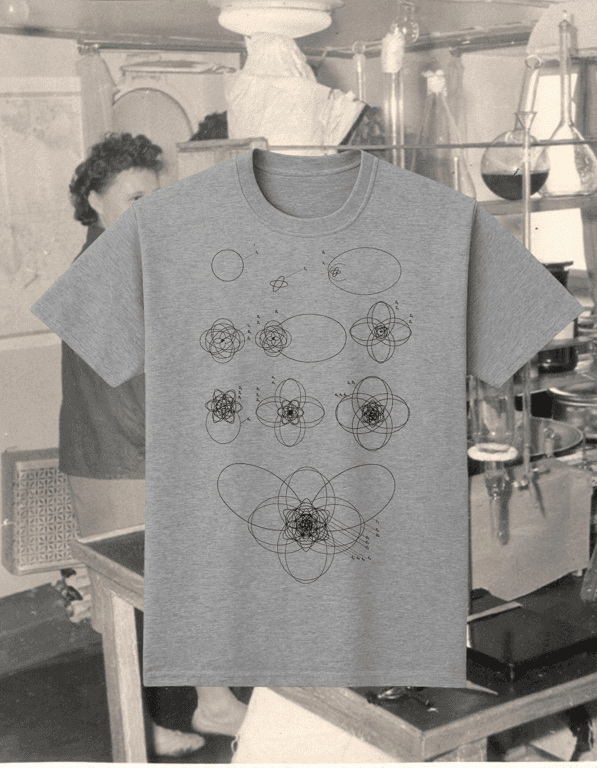 Atoms print t-shirt