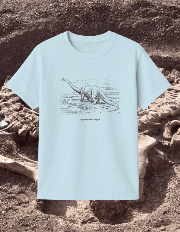 Diplodocus print t-shirt