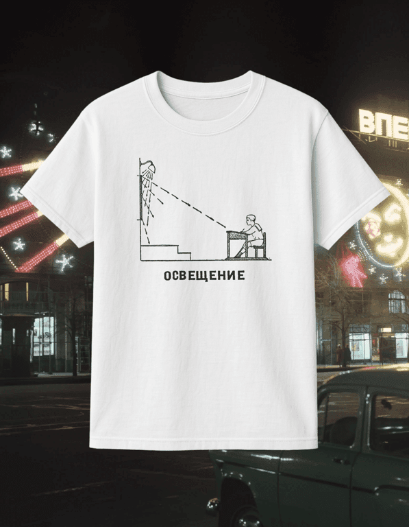 Lighting print t-shirt