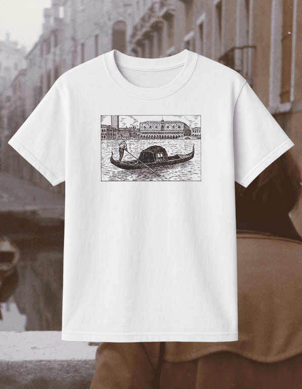 Gondola print t-shirt