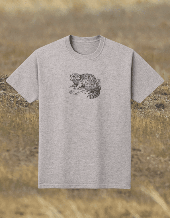 Manul print t-shirt
