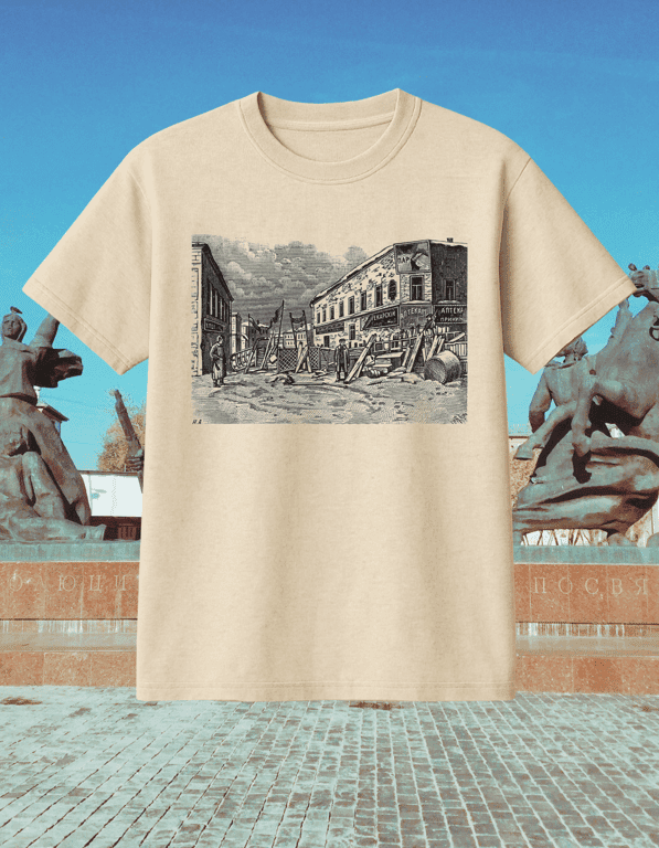 Barricades print t-shirt