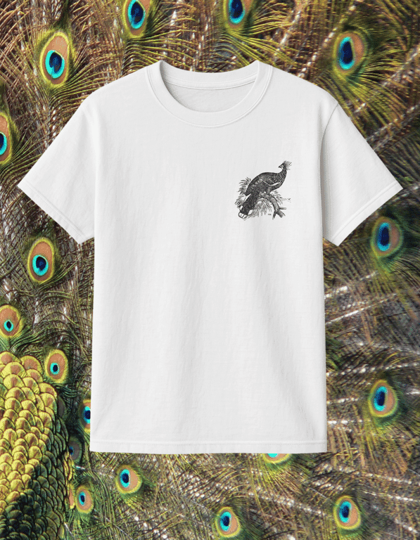 Hoazin print t-shirt