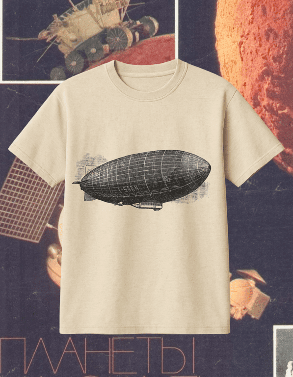 Aerostat print t-shirt