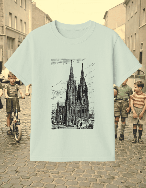 Gothic print t-shirt
