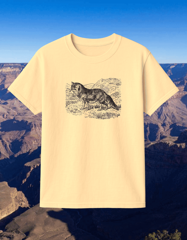 Coyote print t-shirt