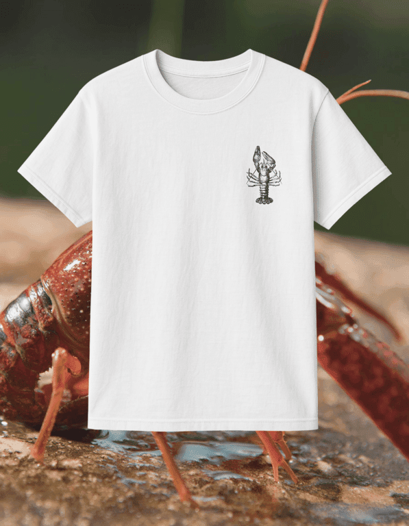 Crawfish print t-shirt