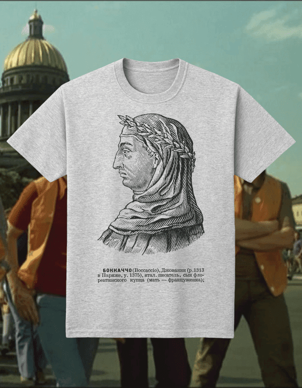 Bocacchio print t-shirt