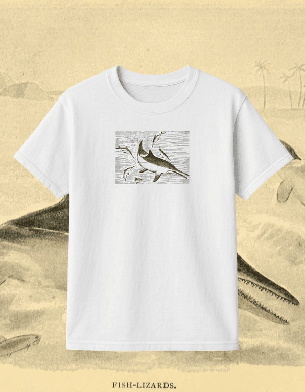 Ichthyosauria print t-shirt