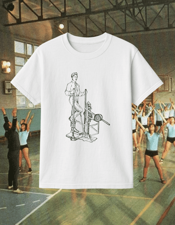 Mechanotherapy print t-shirt
