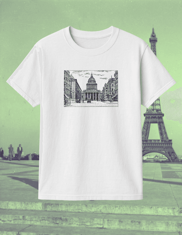 Paris print t-shirt